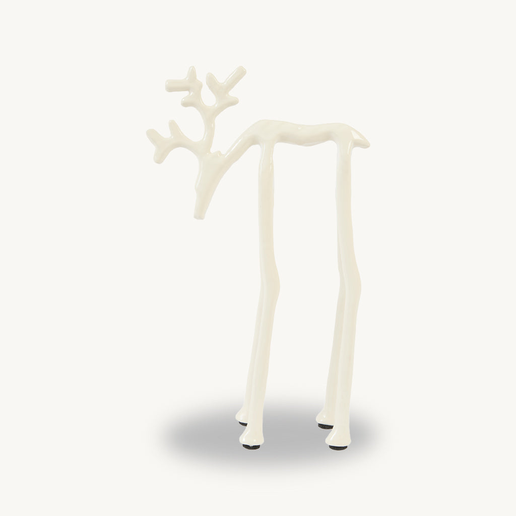 Metal Abstract Deer Ornament