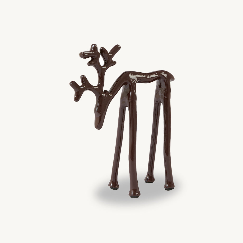 Metal Abstract Deer Ornament
