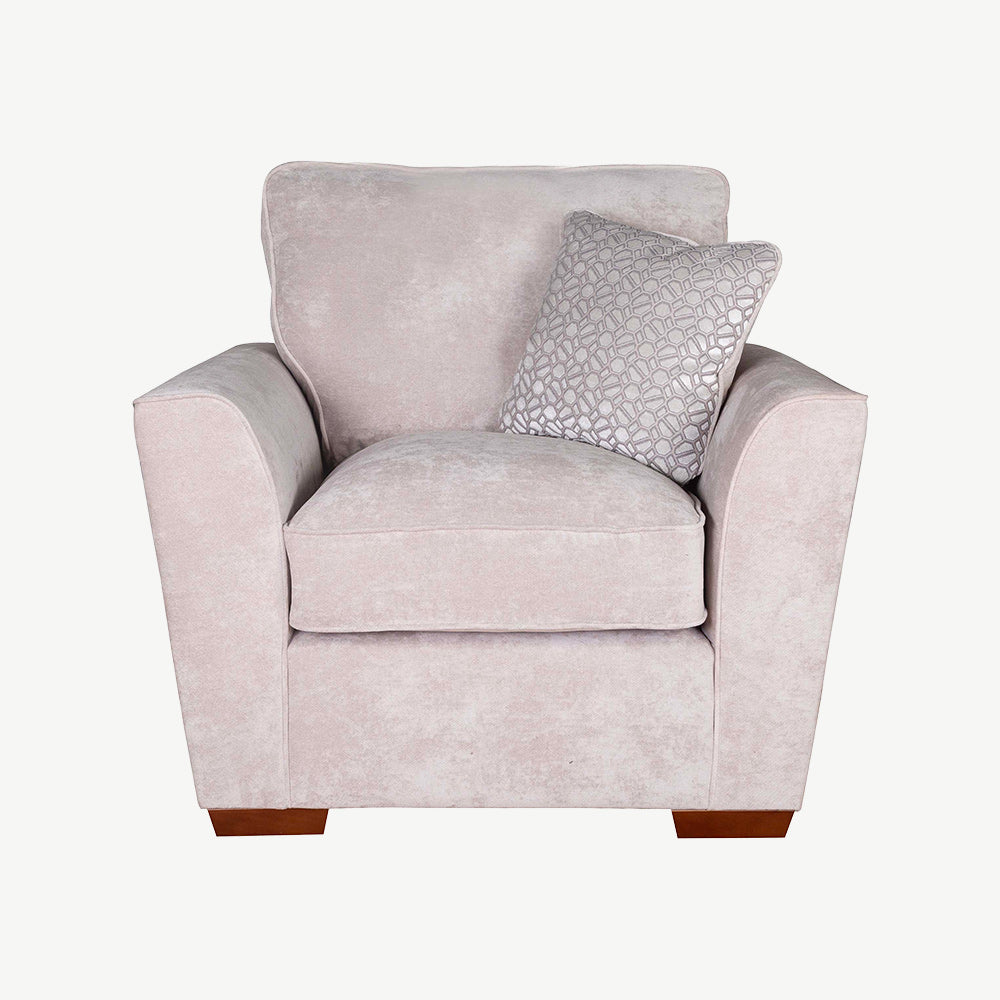 Orleans Armchair in Light Grey