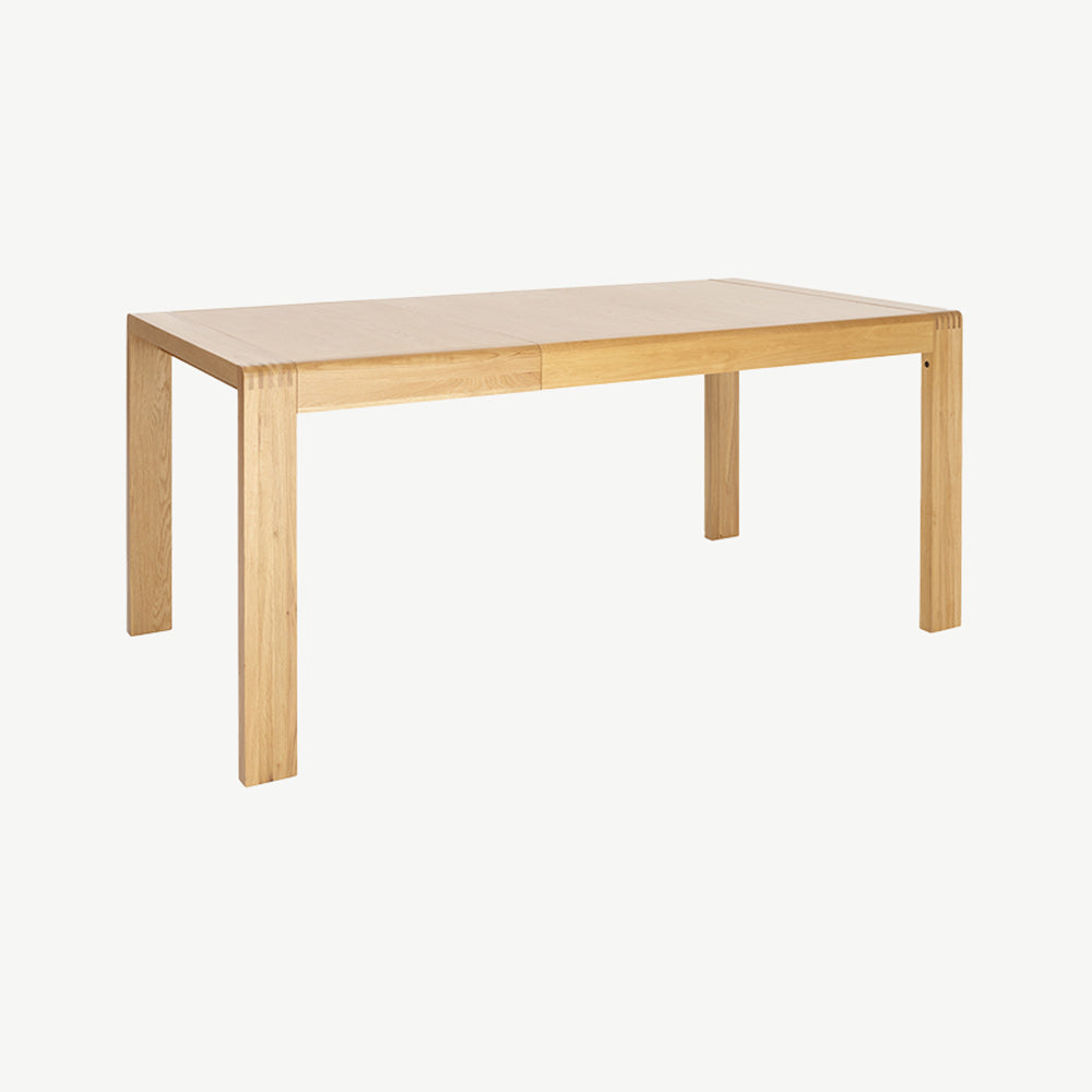 Ercol Bosco small extending dining table in a clear matt lacquer finish