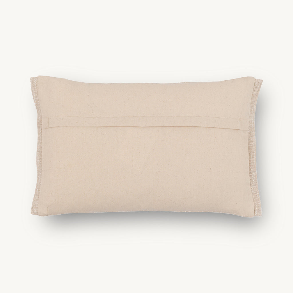 'Fa La La' Cream Embroidered Cushion
