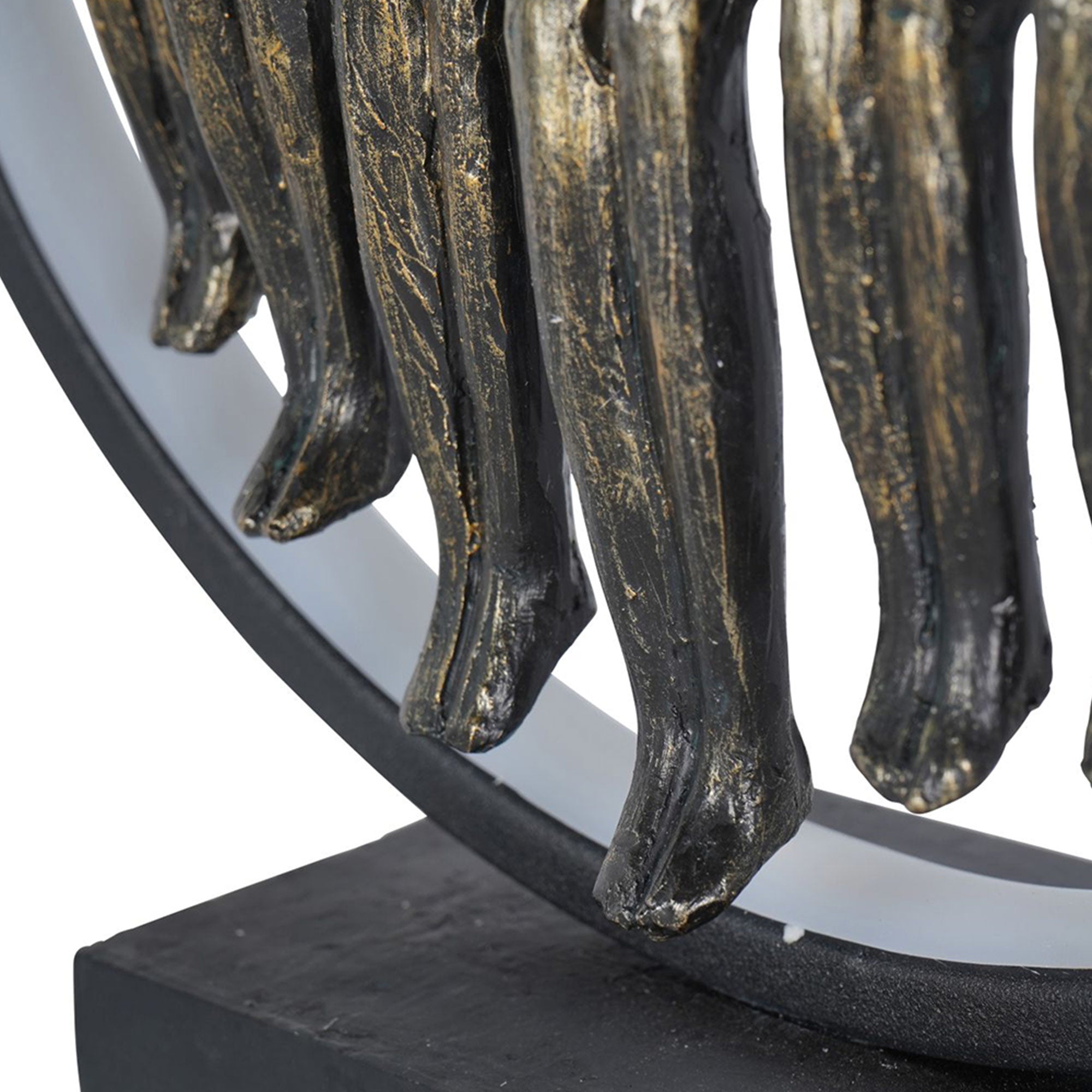 Bronze Family Light Sculpture