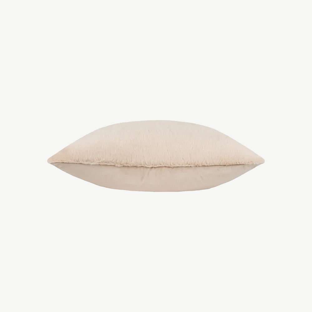 Faux Fur Cushion in Brûlée