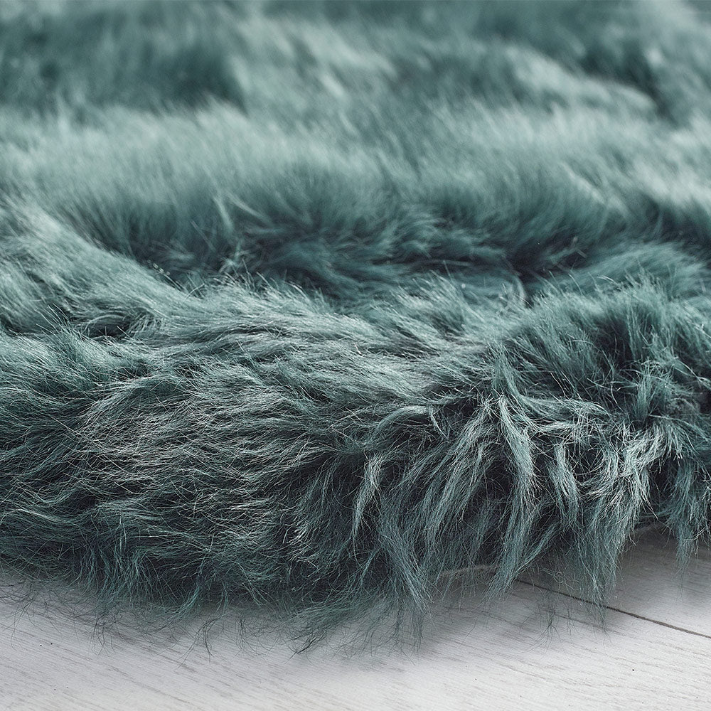 Australian Genuine Sheepskin Rug in Forest