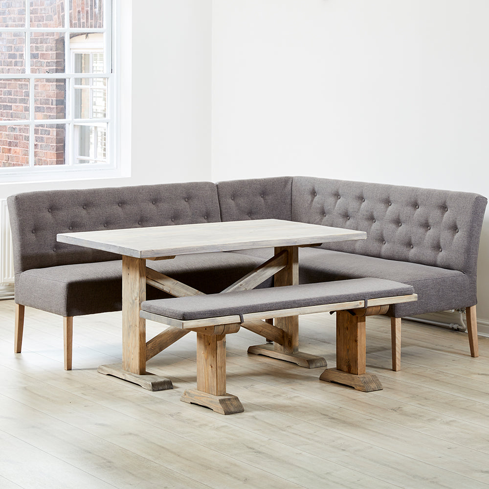 Grafton Bench in Grey