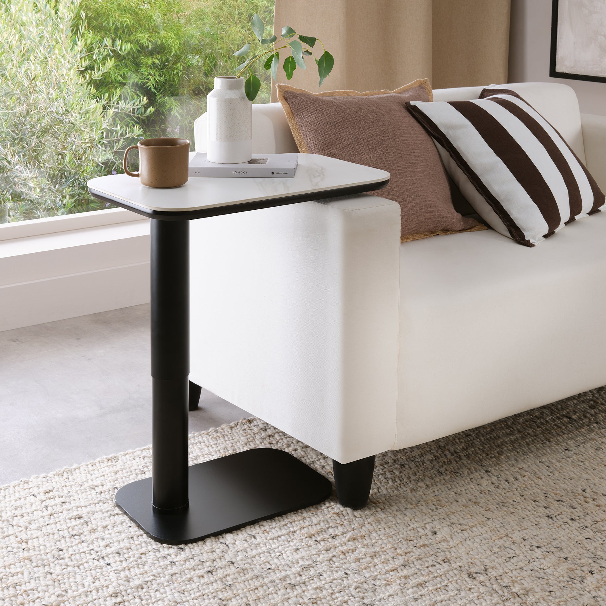 Calvin Sofa Table in White
