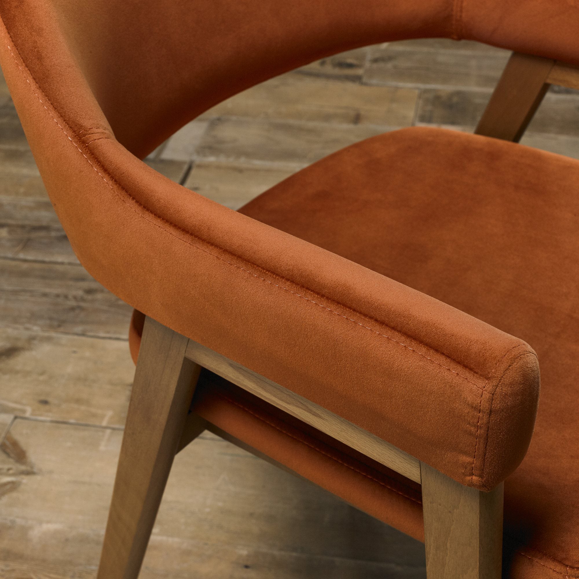 Highgate Rustic Oak Armchair