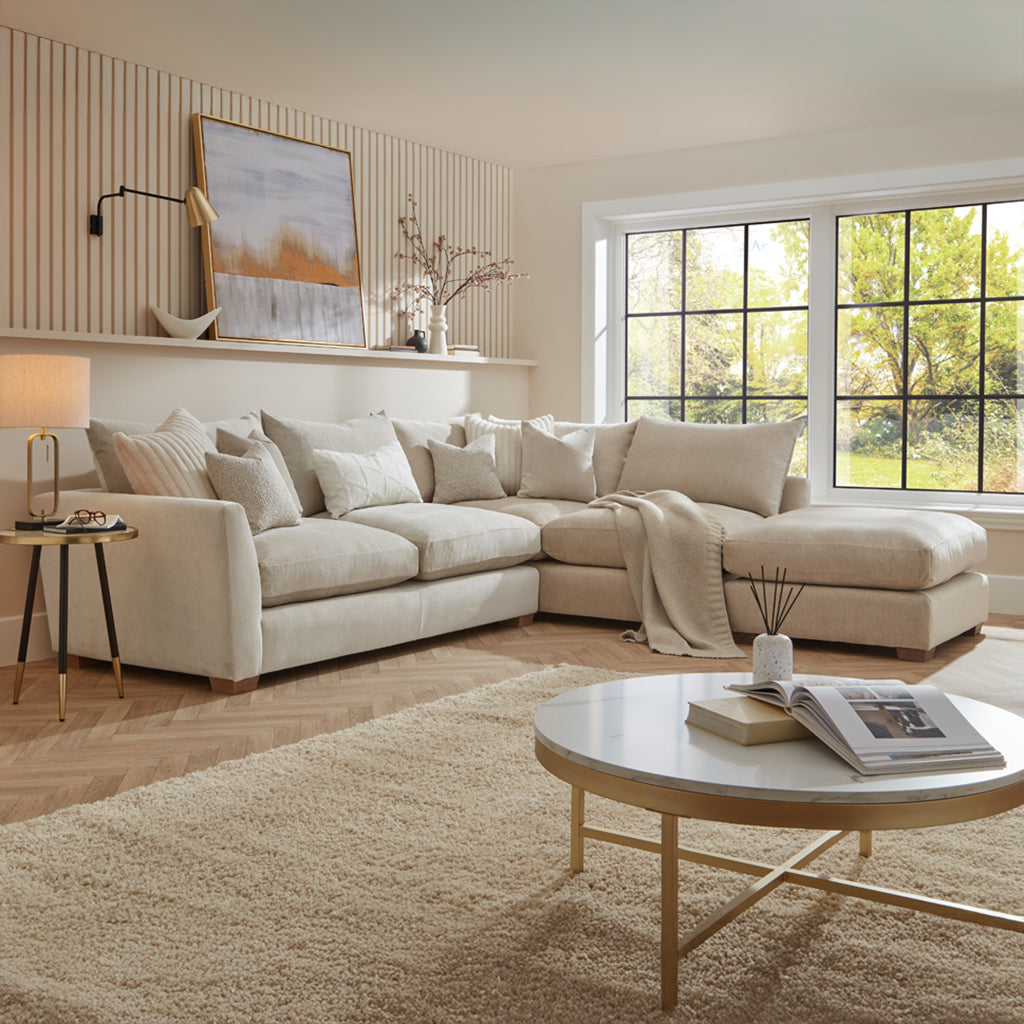 Hatton Combi Unit Sofa with Footstool