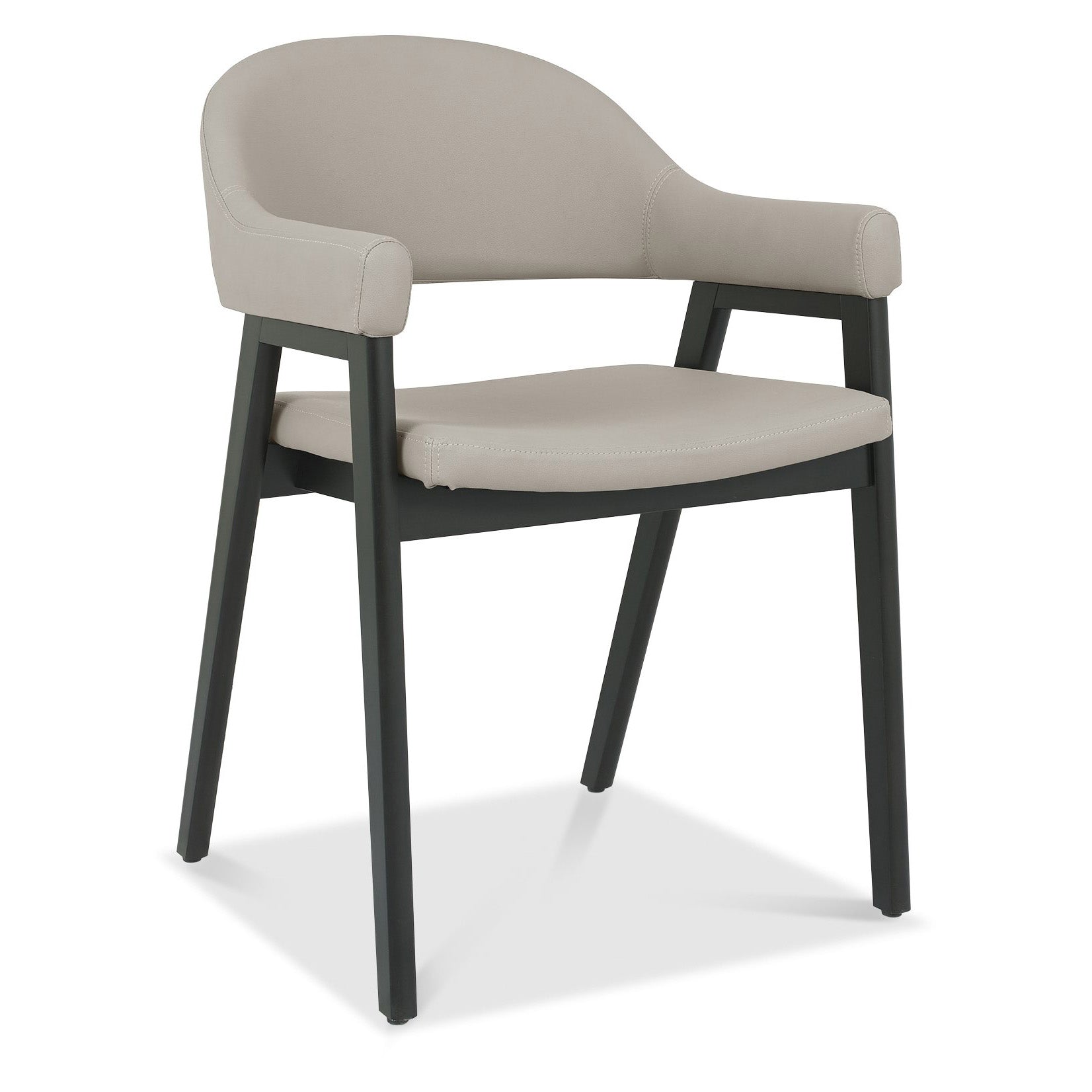 Highgate Peppercorn Armchair in Light Grey