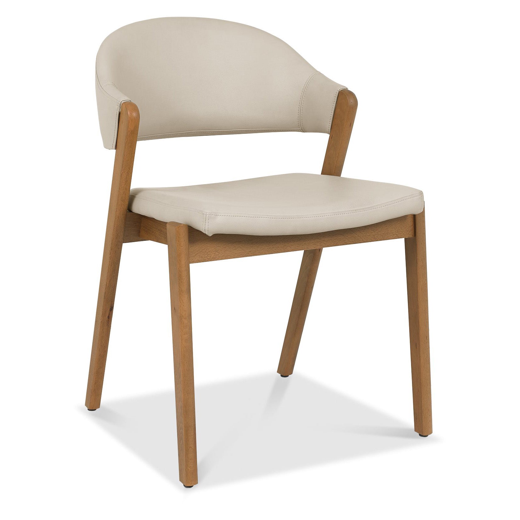 Highgate Rustic Oak Dining Chair in White