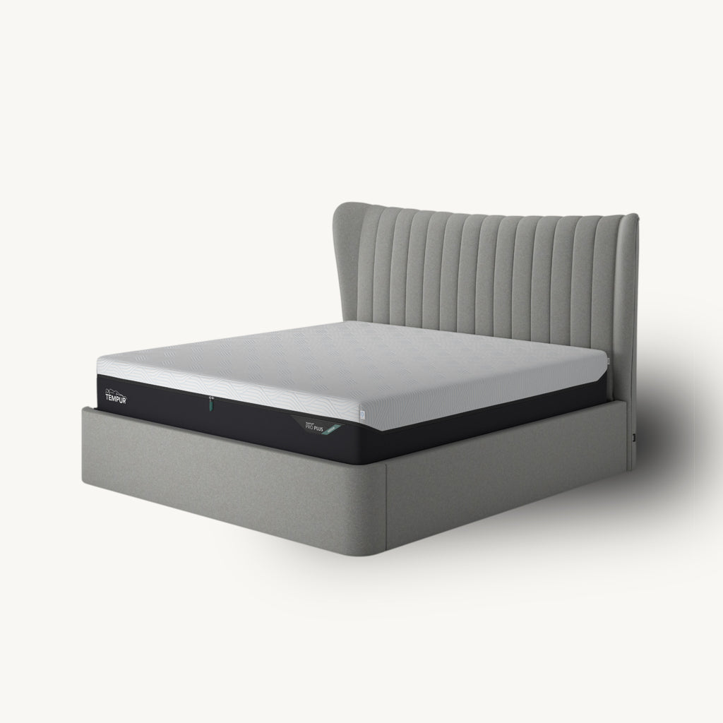 TEMPUR® Horton Ottoman Bed in Light Grey