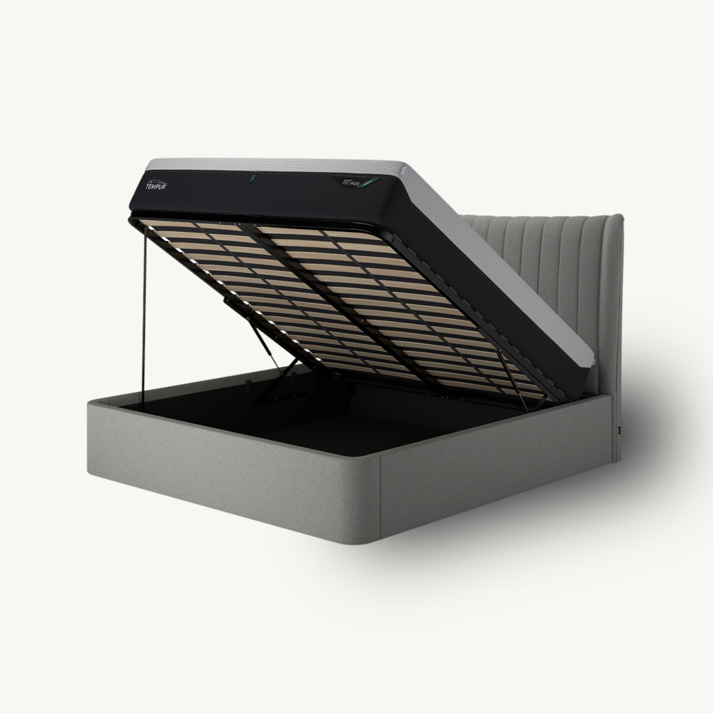 TEMPUR® Horton Ottoman Bed in Light Grey