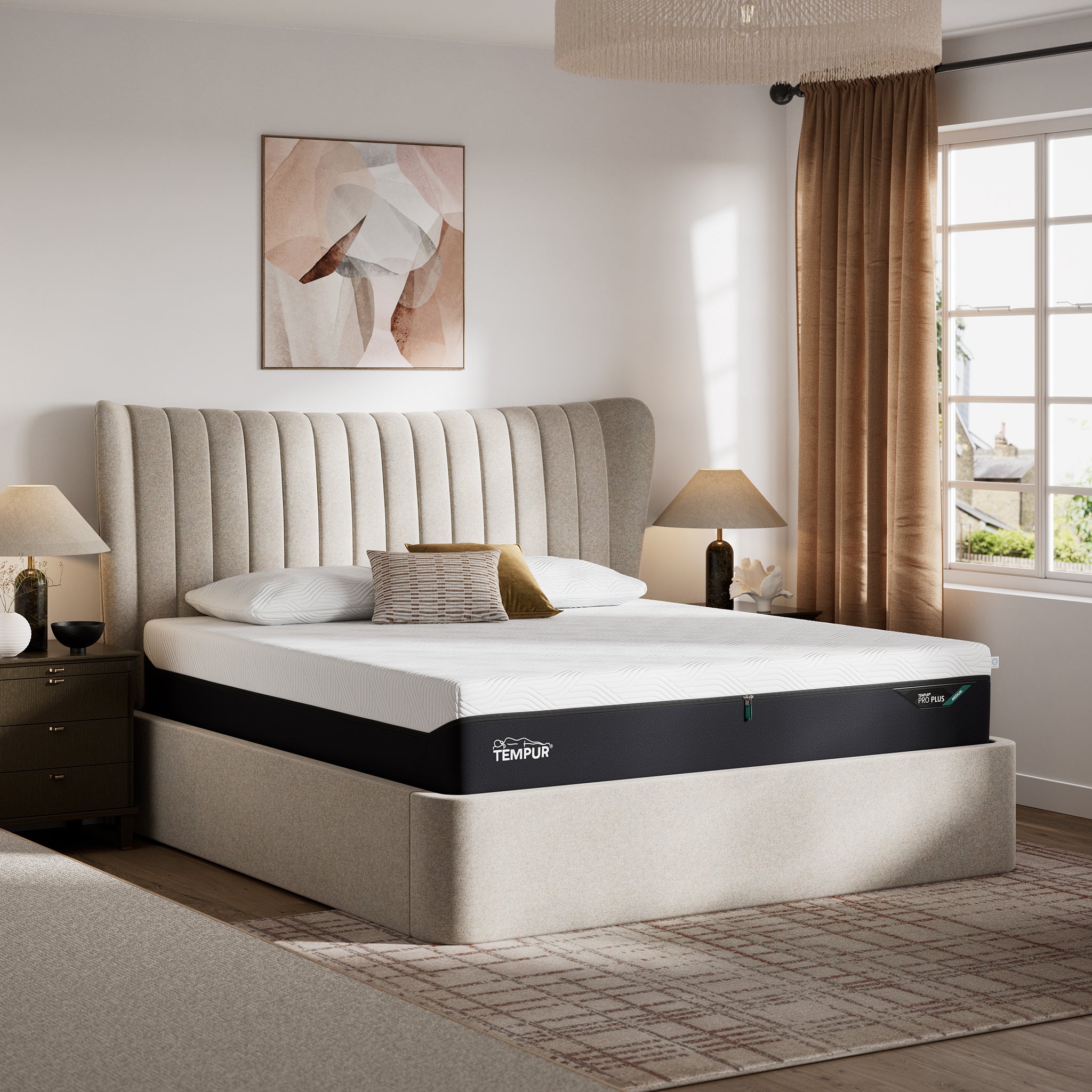 TEMPUR® Horton Ottoman Bed in Beige