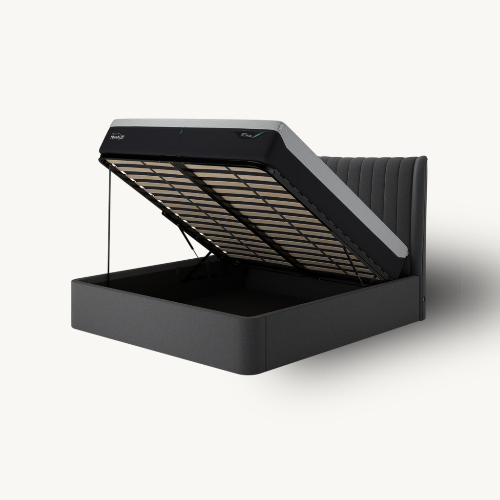TEMPUR® Horton Ottoman Bed in Dark Grey