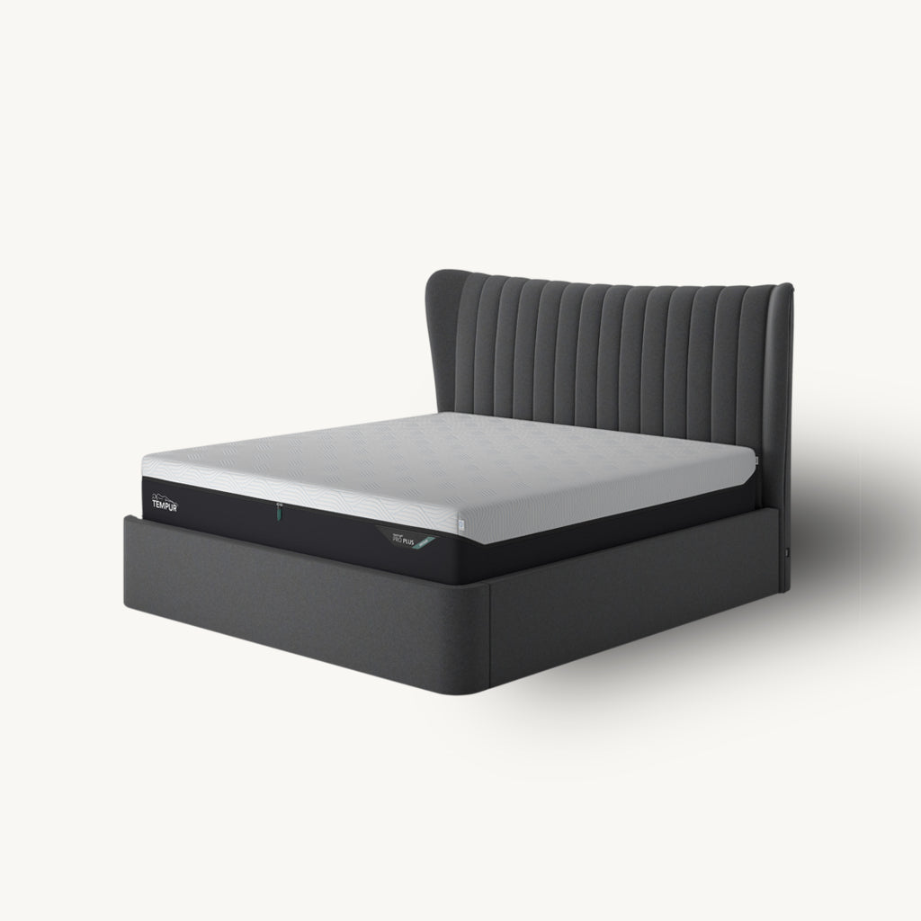 TEMPUR® Horton Ottoman Bed in Dark Grey