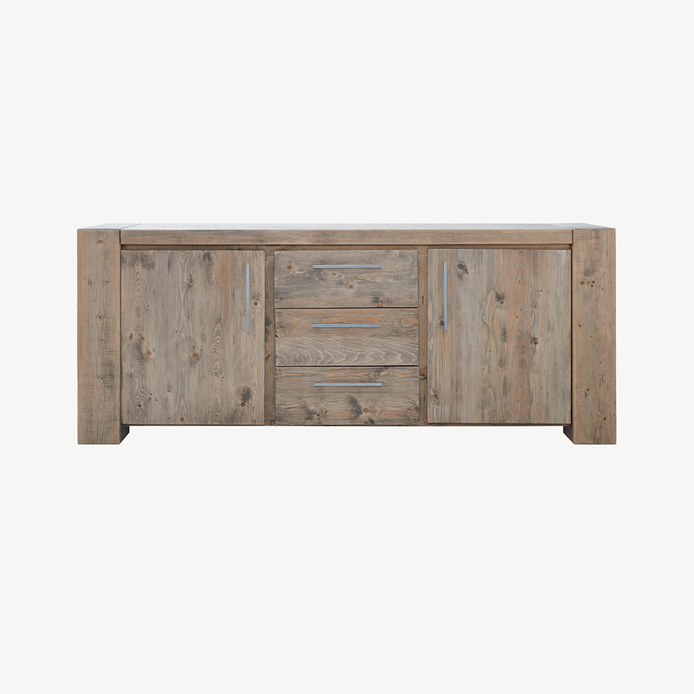 Wood sideboard in natural finish