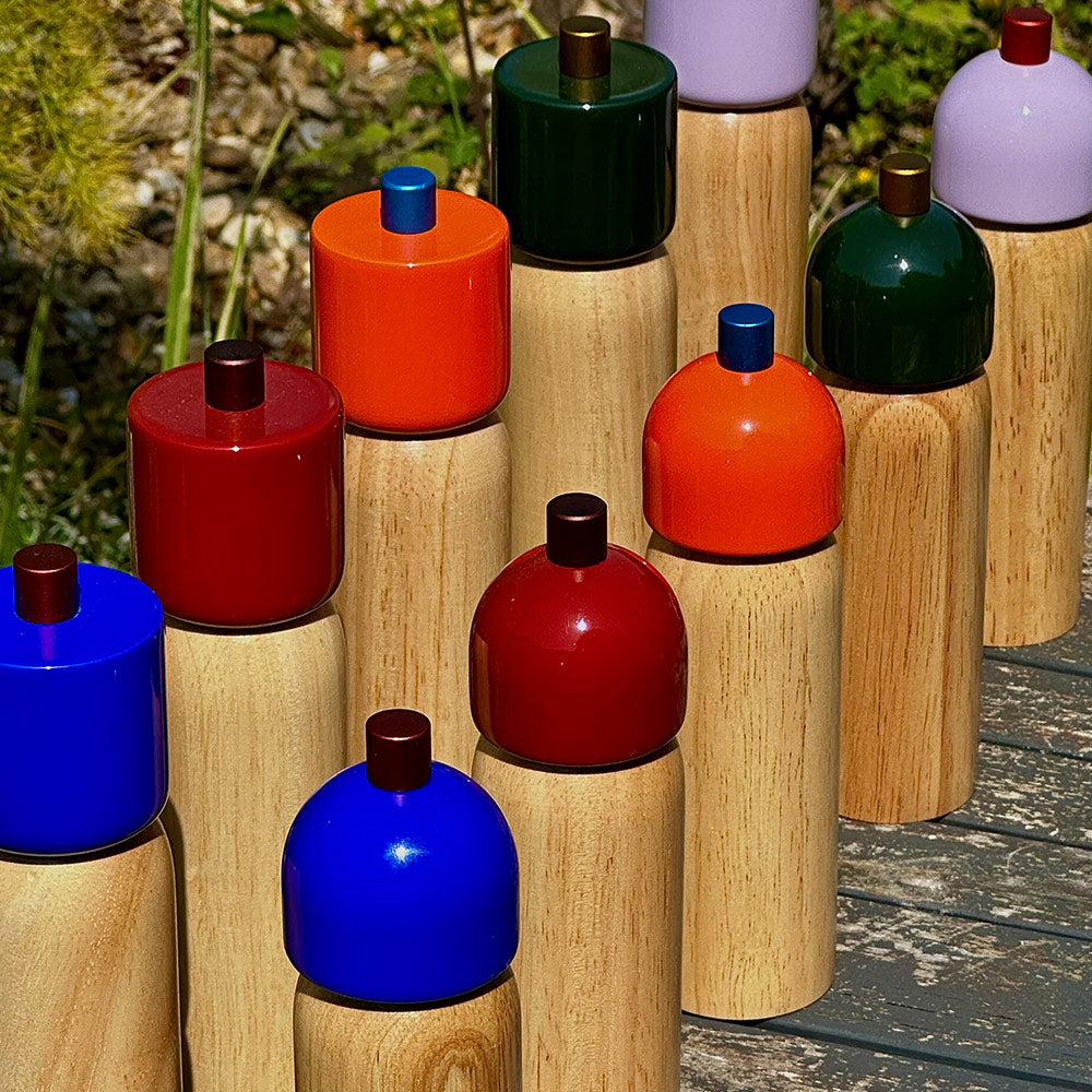 Navy & Red Salt & Pepper Grinder - Individual Piece