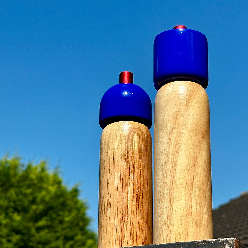Navy & Red Salt & Pepper Grinder - Individual Piece