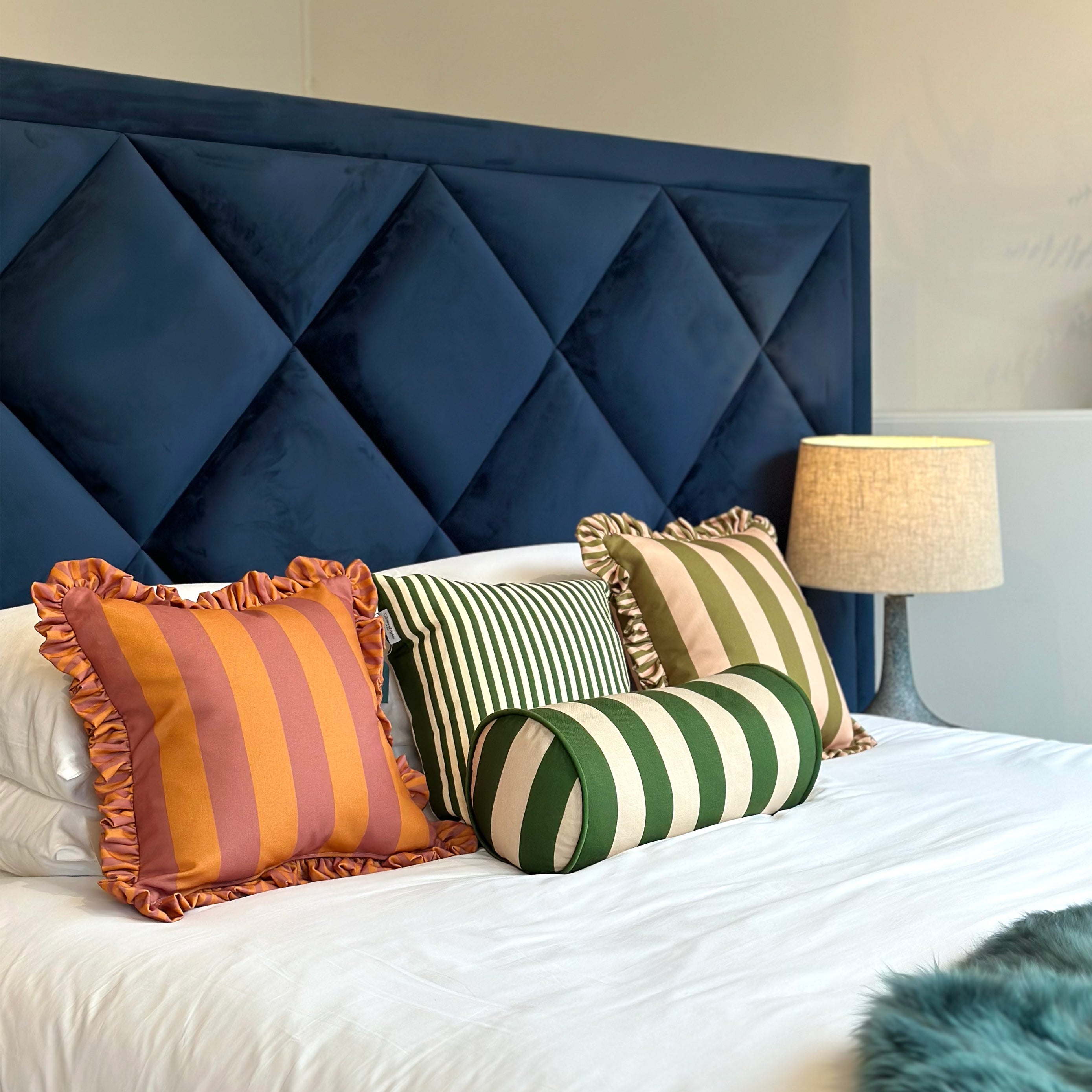 Colours Of Arley Bolster Cushion Pine Coconut Arighi Bianchi