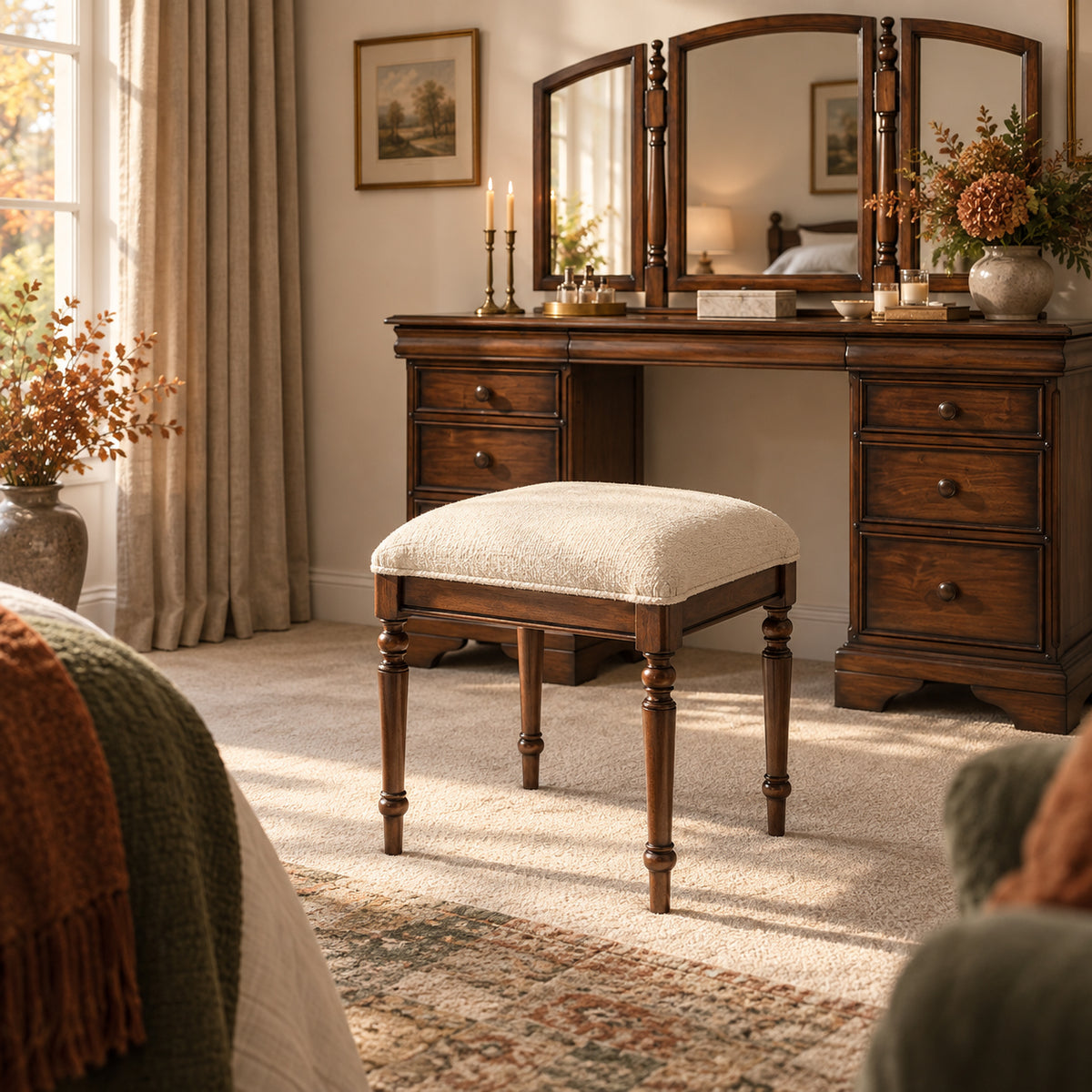 Kingston Upholstered Stool