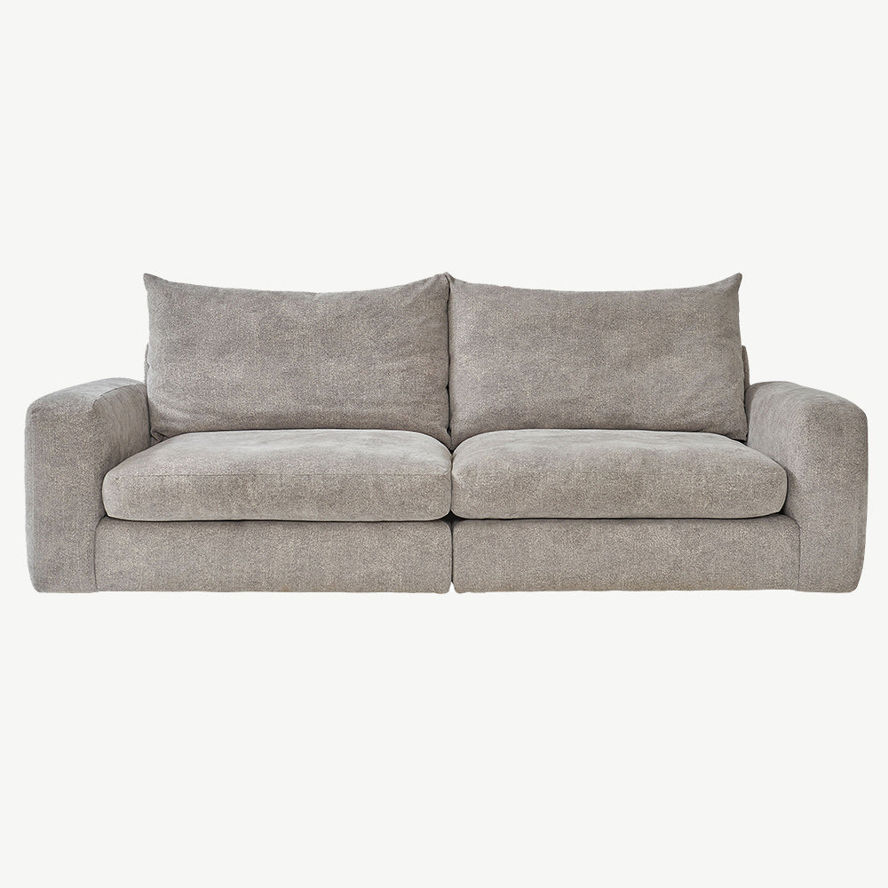 Knightsbridge Large Split Sofa in Platinum-Berber