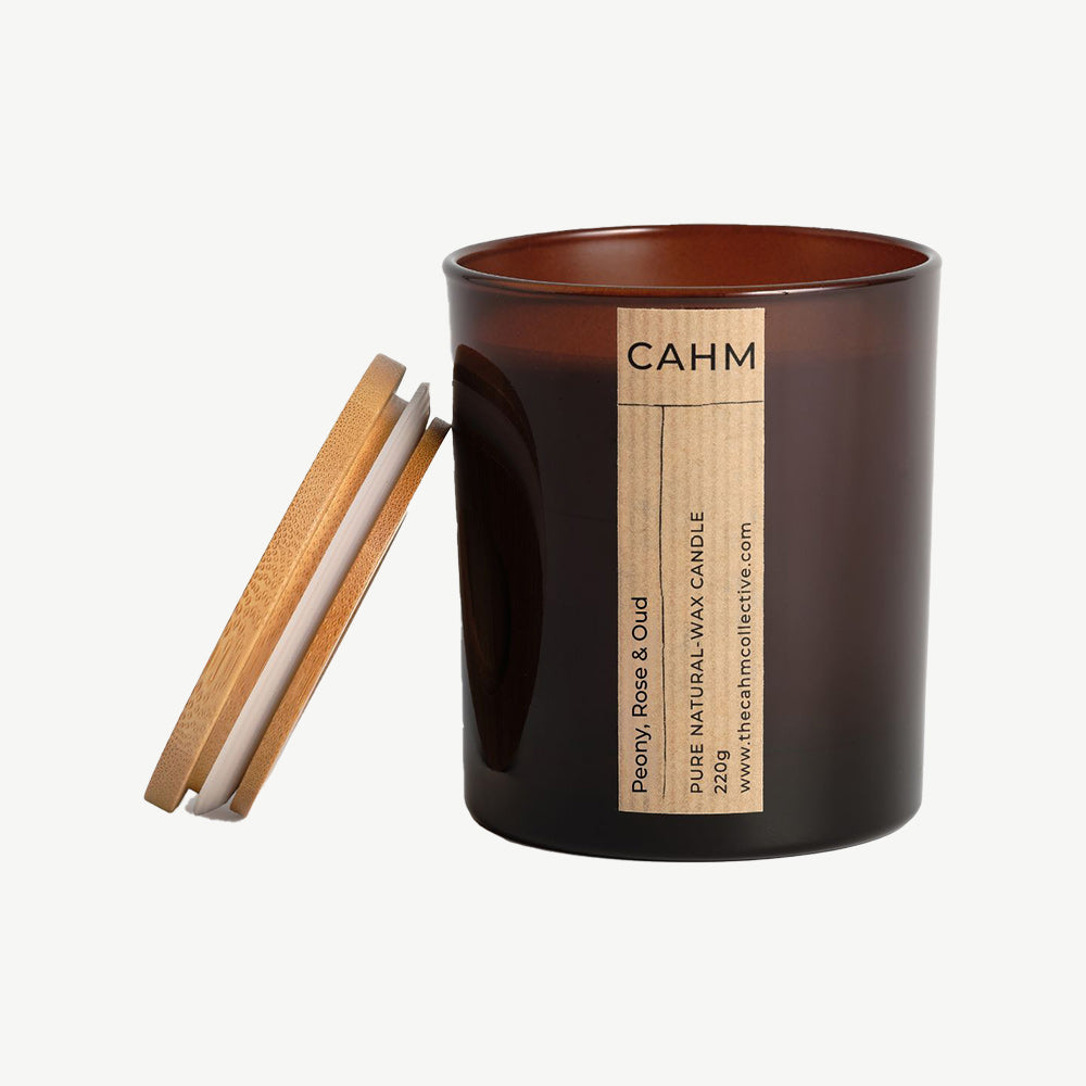 Cahm Peony, Rose & Oud Candle