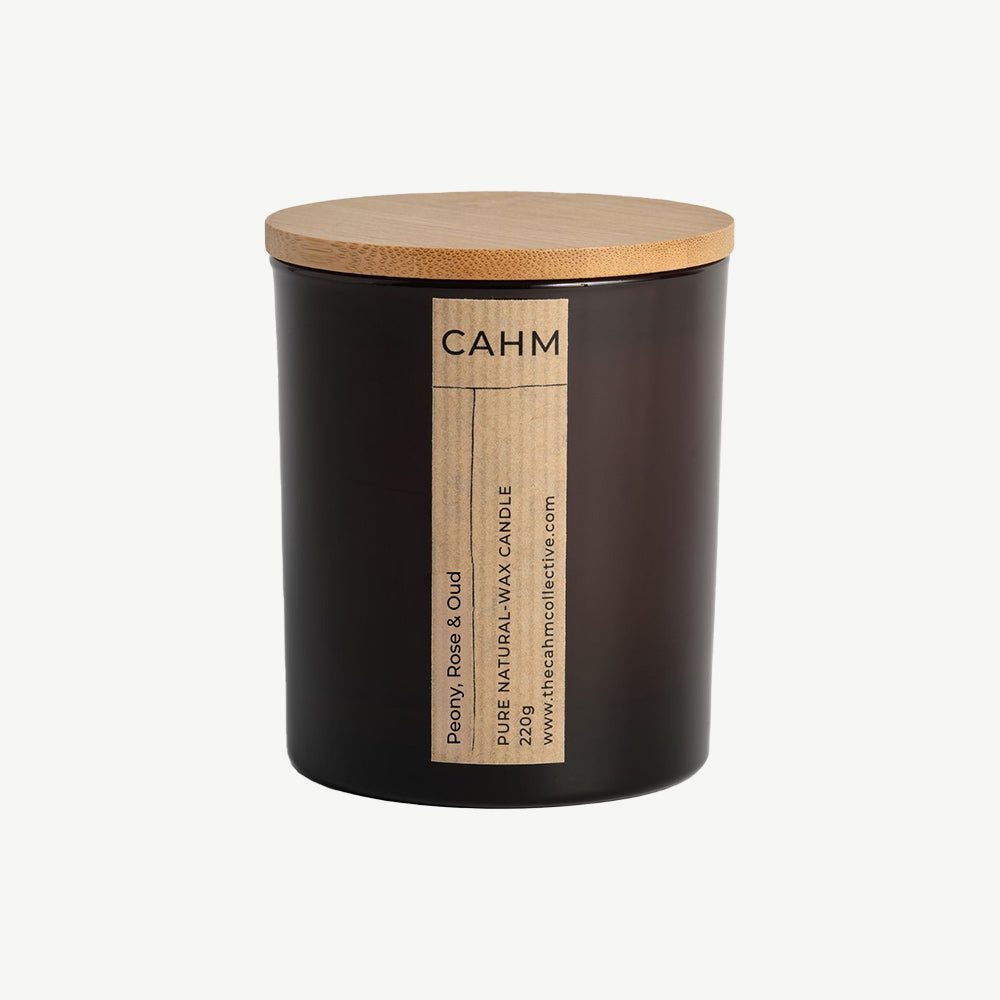 Cahm Peony, Rose & Oud Candle