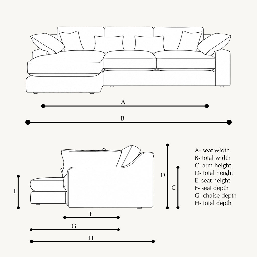 Belmore Chaise Sofa