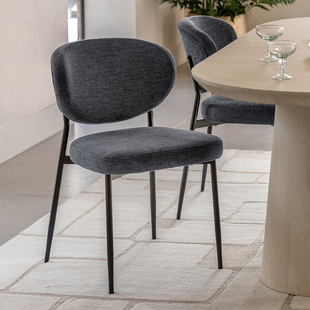 Haxton Dining Chair in Grey