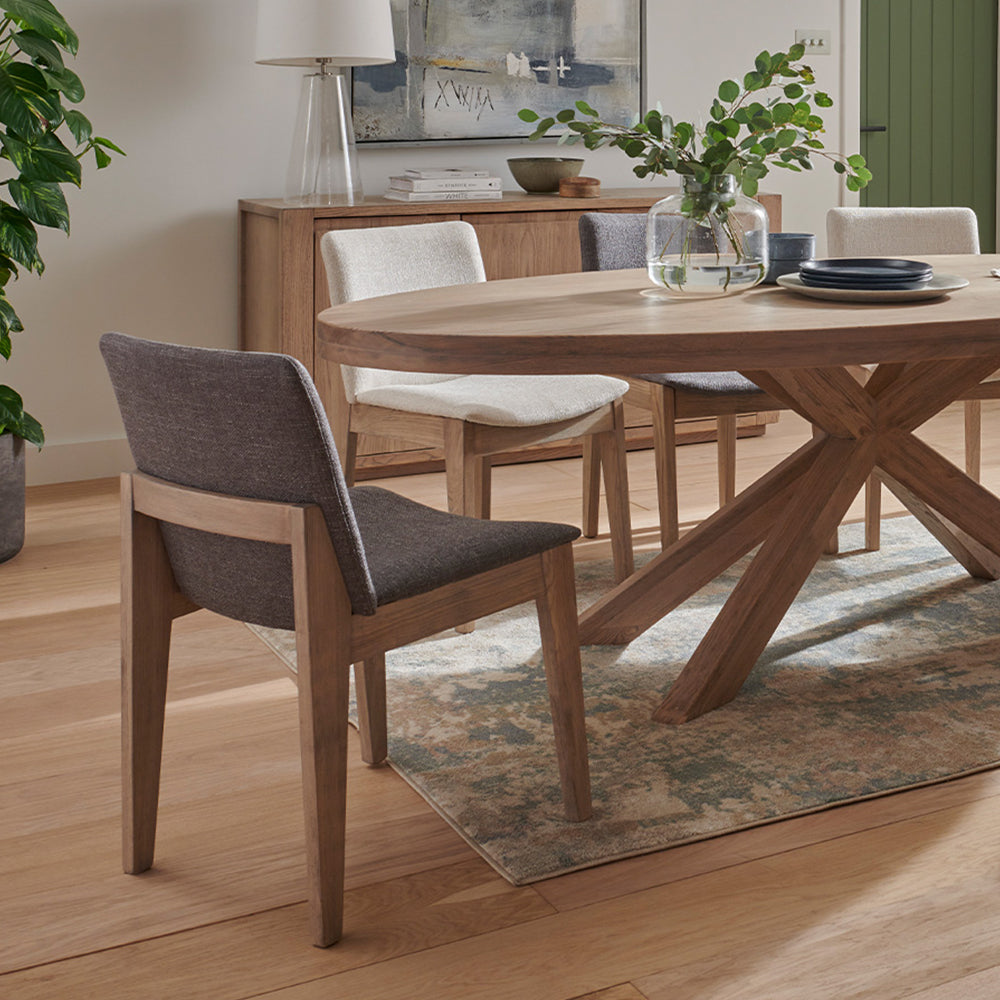 Boden Dining Chair in Dark Grey