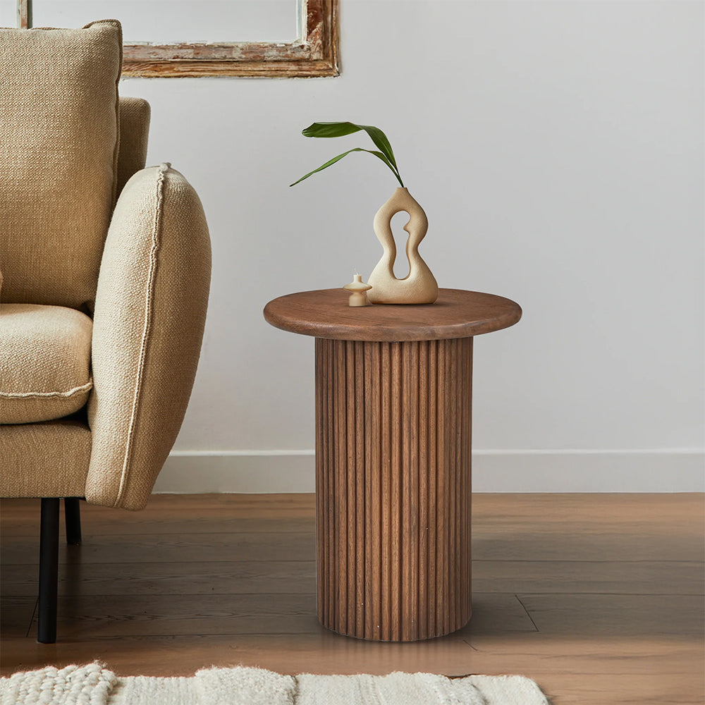 Kavali Ribbed End Table