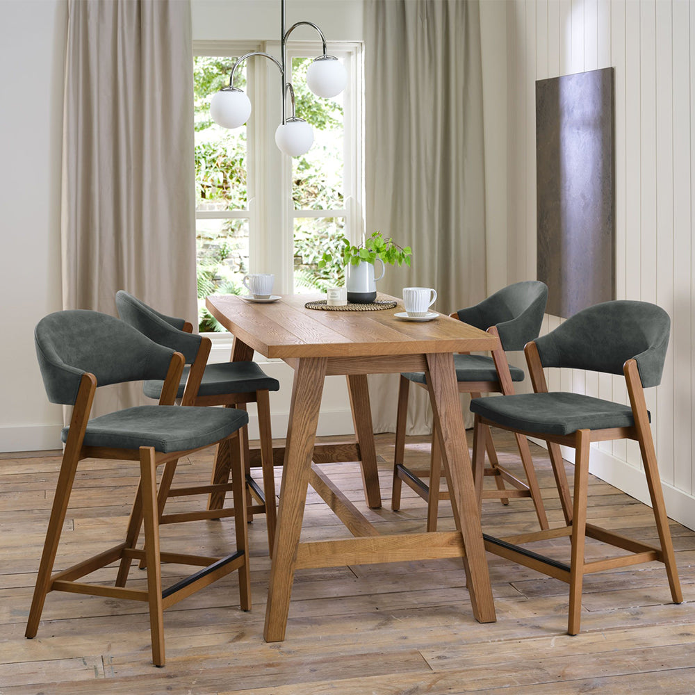 Highgate Rustic Oak Bar Table