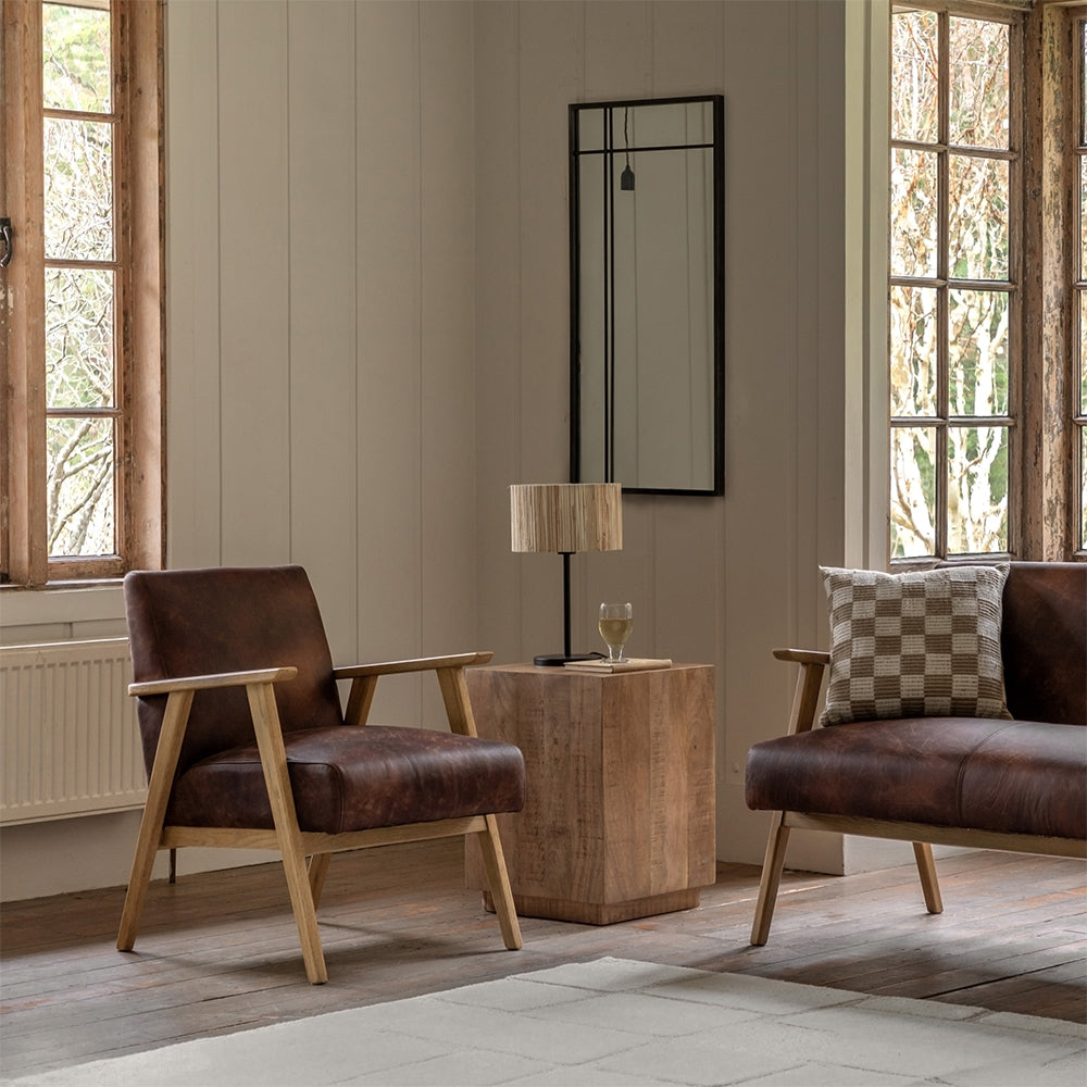 Emberton Armchair in Brown