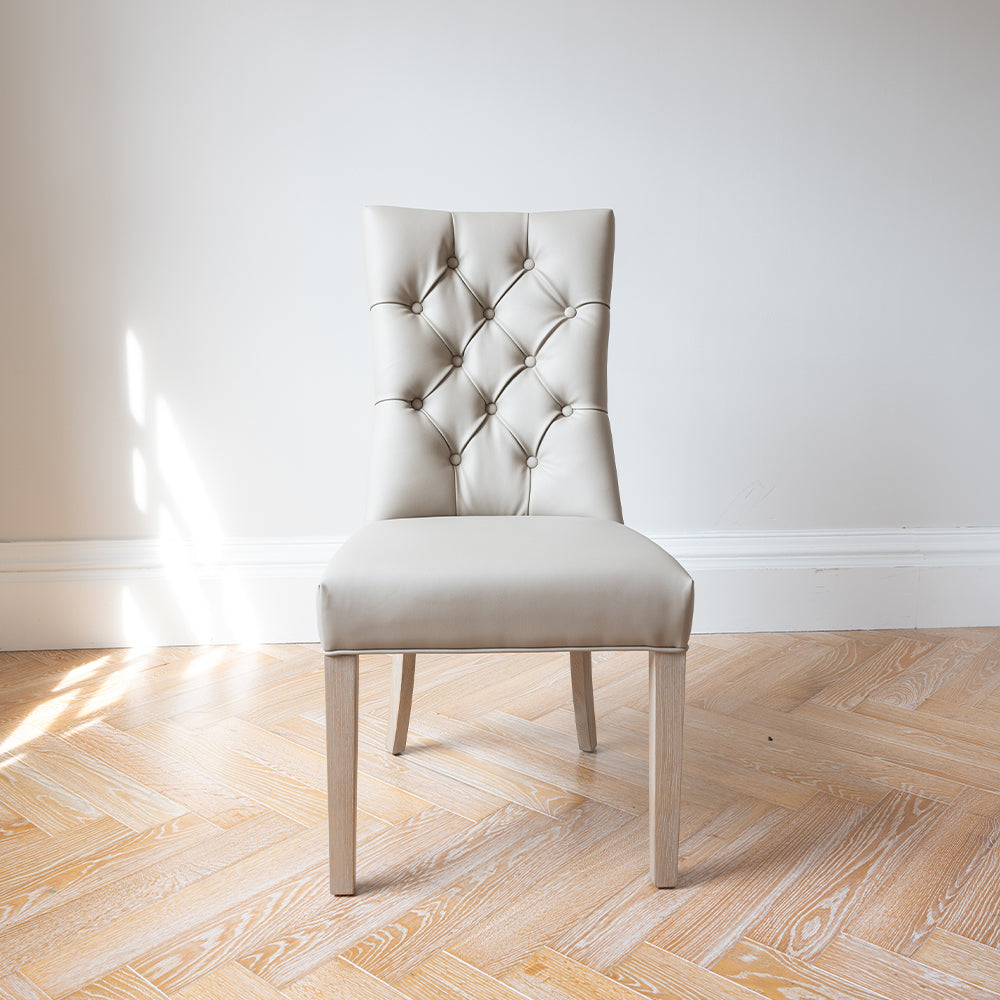 Poppy Dining Chair in Beige