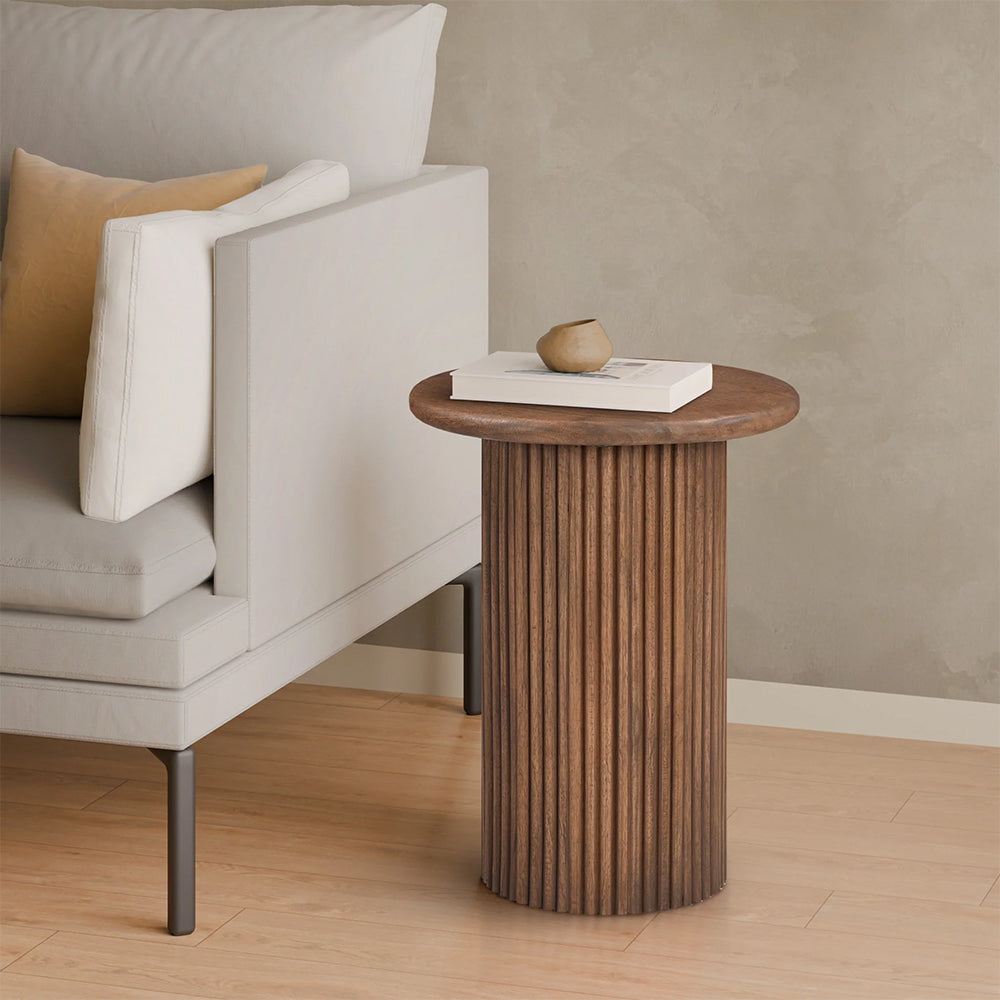 Kavali Ribbed End Table