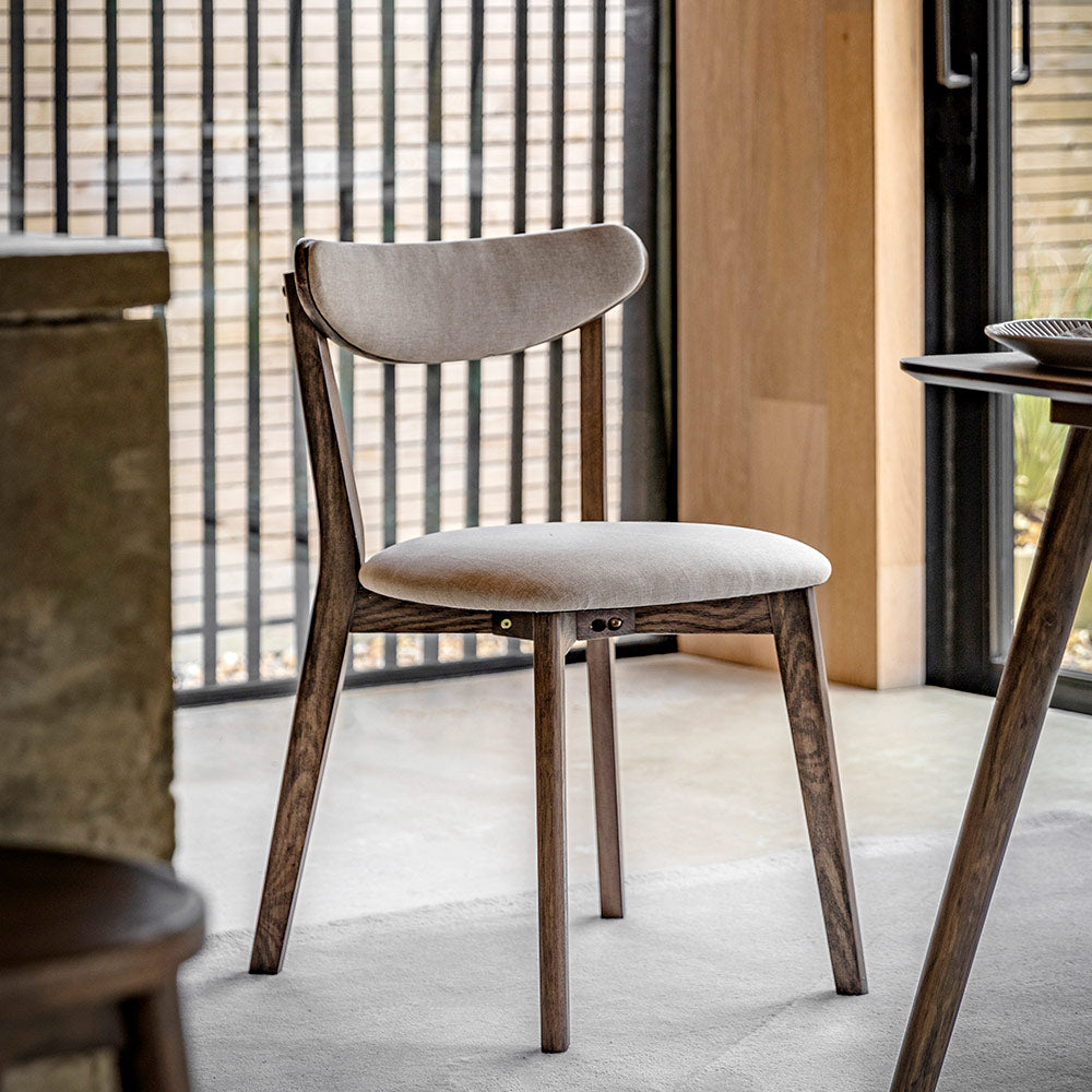 Linton Dining Chair in Brown