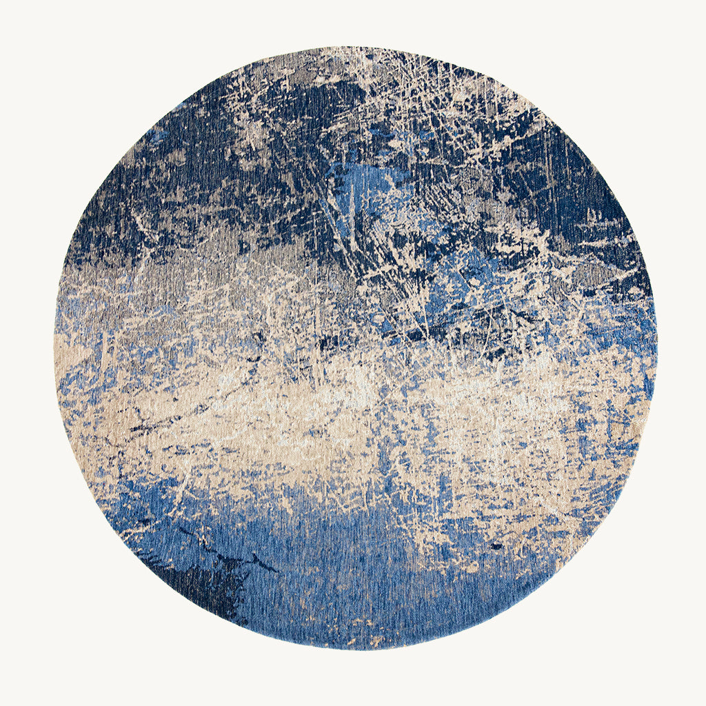 Mad Men Cracks Circle Rug