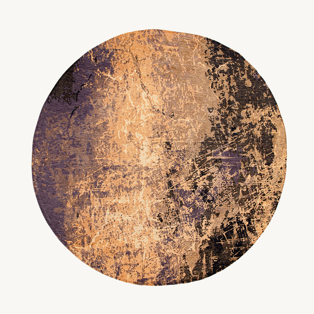 Mad Men Cracks Circle Rug