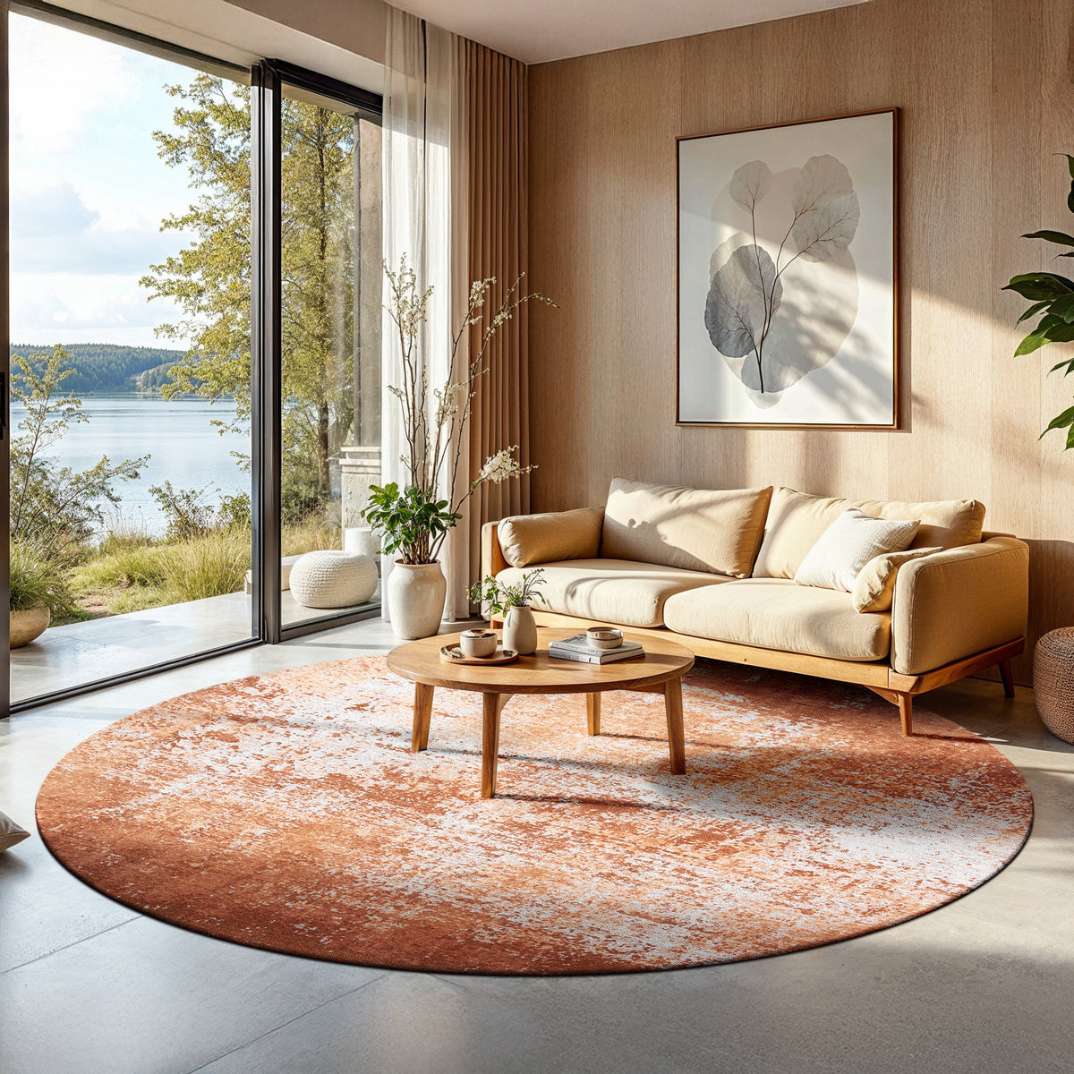 Mad Men Virgin Land Circle Rug