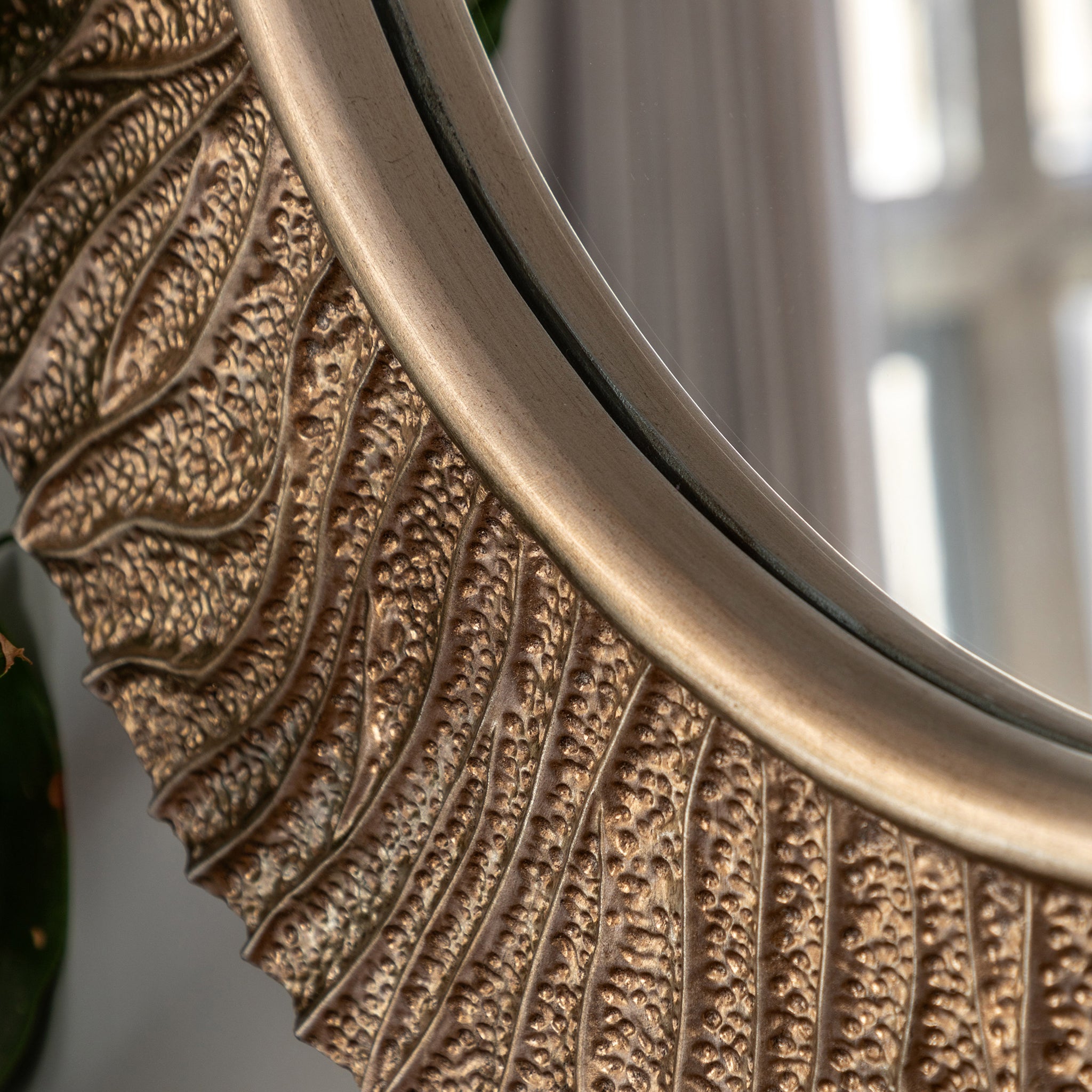 Manila Gold Wall Mirror