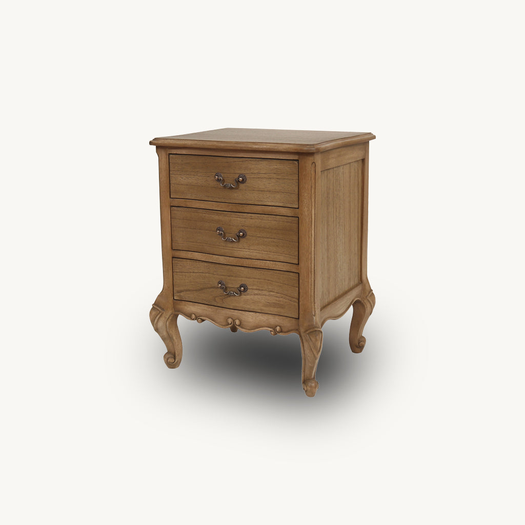 Montpelier 3 Drawer Bedside Table