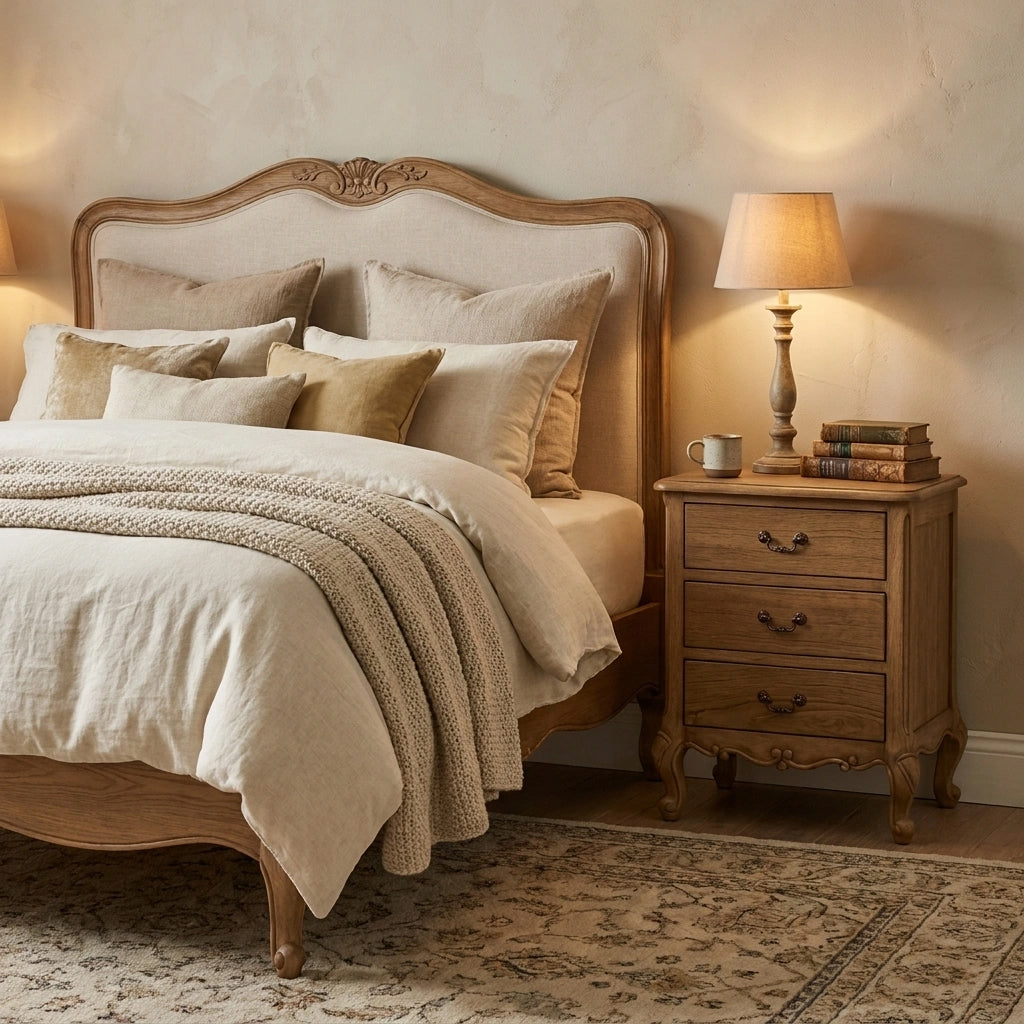 Montpelier 3 Drawer Bedside Table