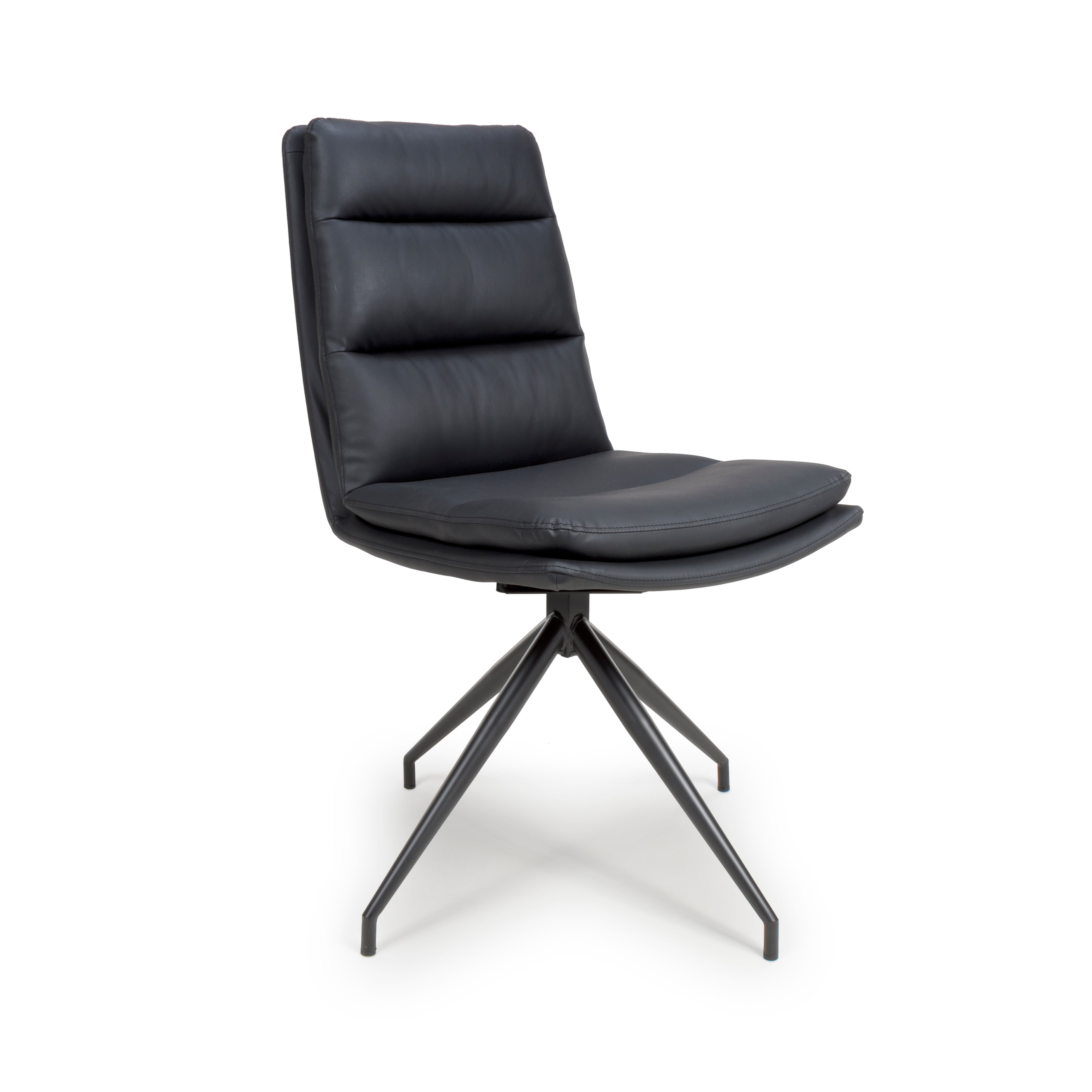 Bay Ridge Swivel Chair in Black