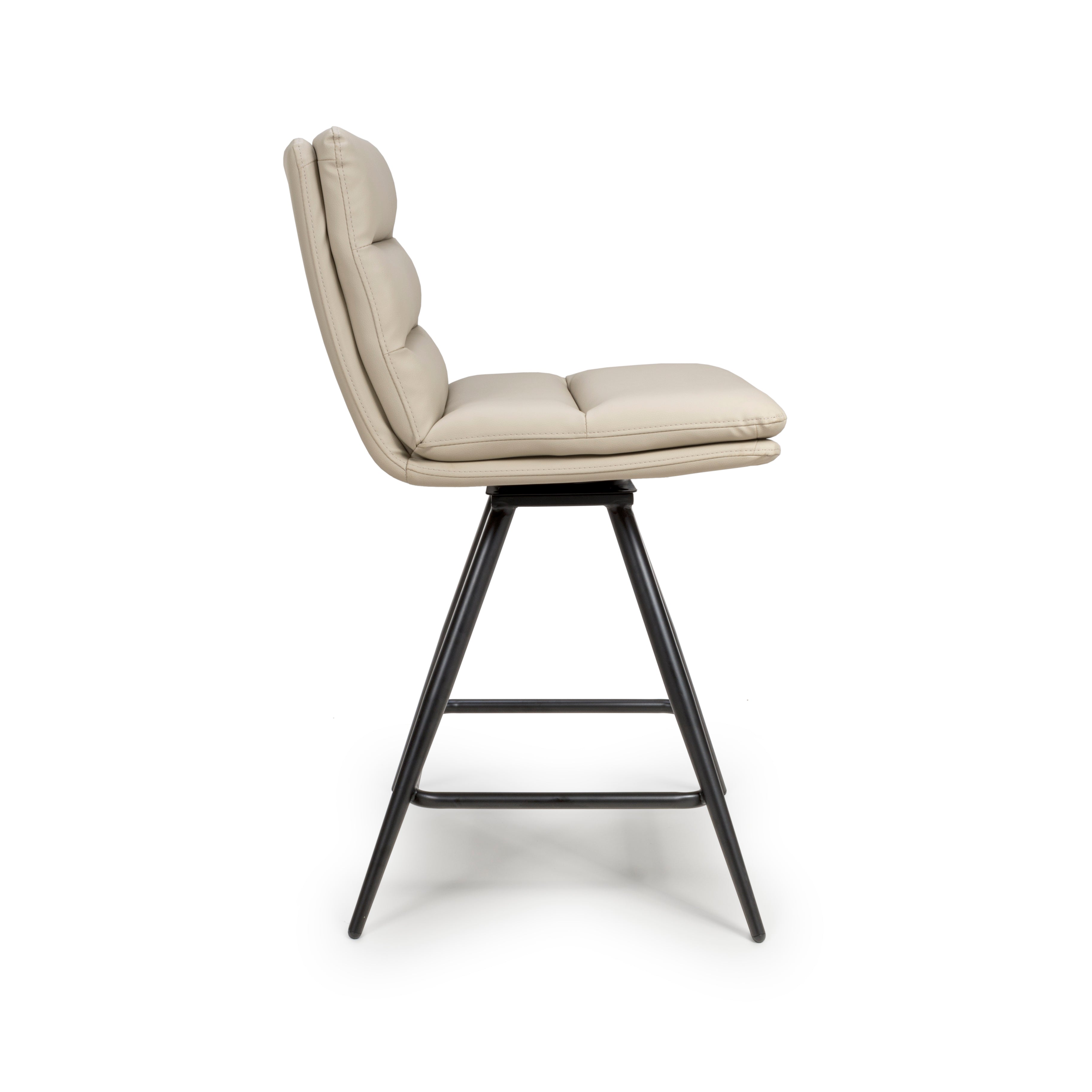 Bay Ridge Swivel Counter Stool in Taupe