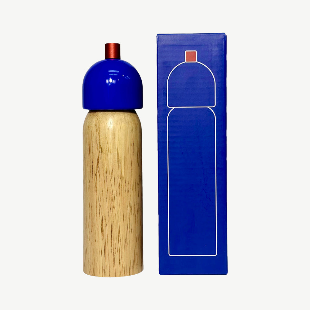 Navy & Red Salt & Pepper Grinder - Individual Piece
