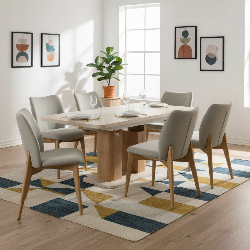 Padstow 160-200cm Extending Dining Table