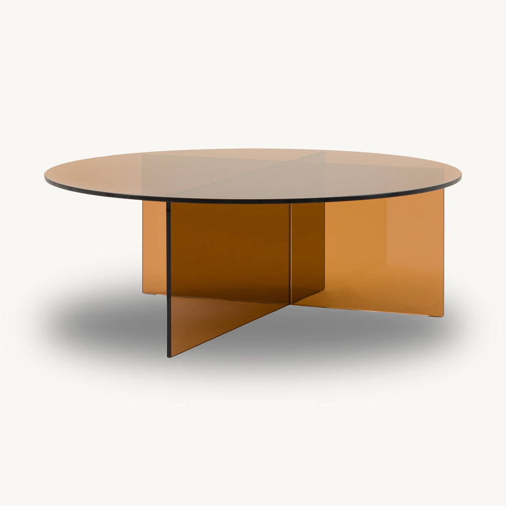 Parioli Round Glass Coffee Table