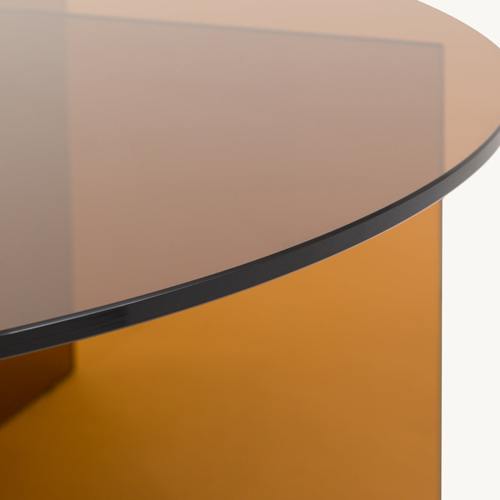 Parioli Round Glass Coffee Table