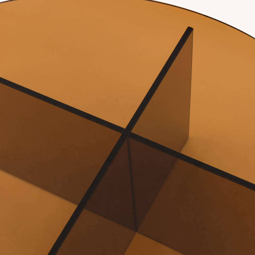 Parioli Round Glass Coffee Table