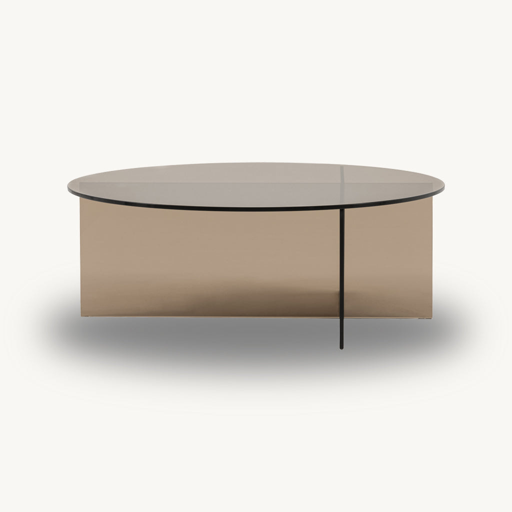 Parioli Round Glass Coffee Table